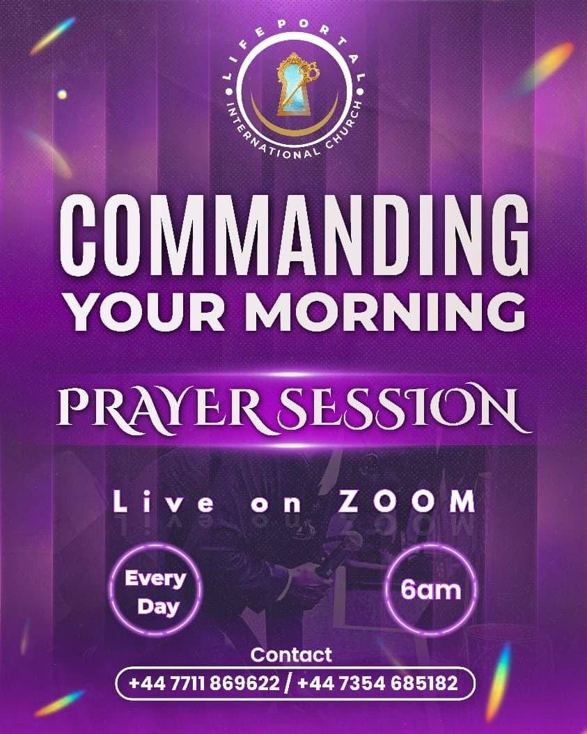 Flyer for Commanding Your Morning
