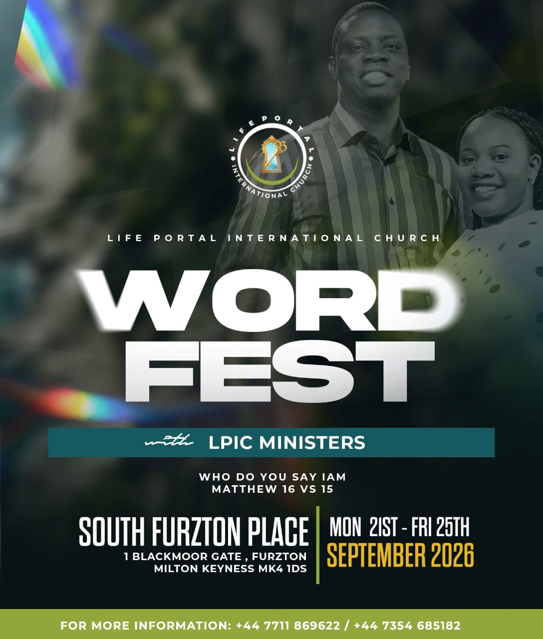 Flyer for Word Fest